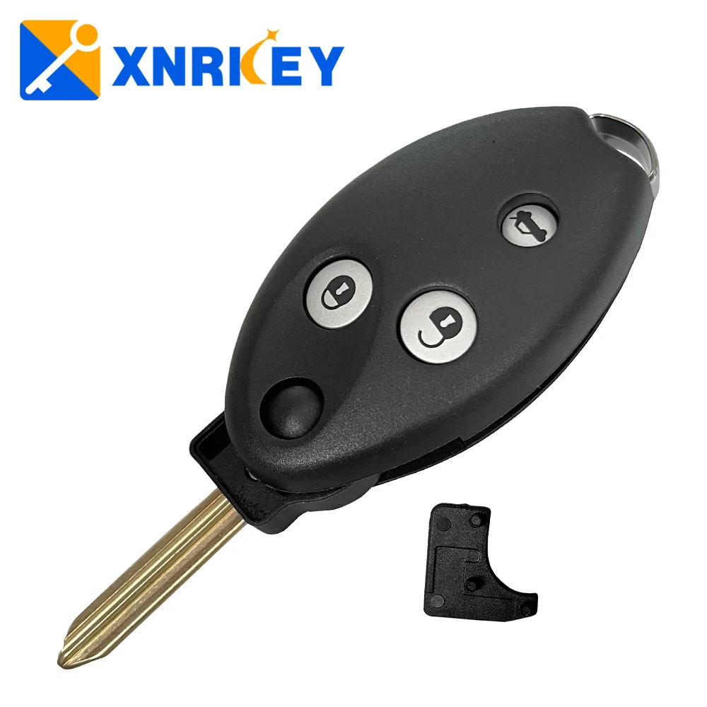 XNRKEY 3 Button Folding Remote Car Key Shell for Citroen C2 C3 C4 C5 C6 C8 Saxo Sega Xsara Picasso Berlingo SX9 Fob Case Cover