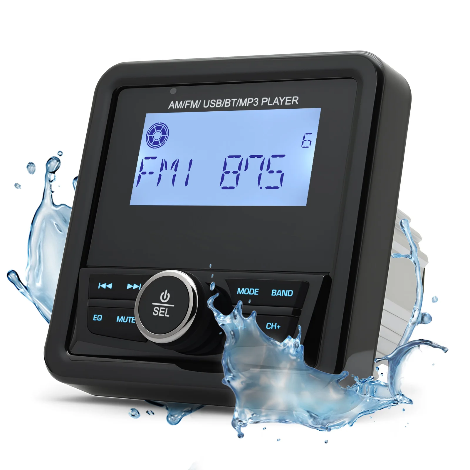 Multi-functional Boat Radio System Media Player MP3/MP5 Automatic Audio System FM AM Receiver for SPA UTV ATV