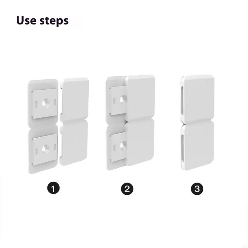 E1PF 5Pcs Adhesive Wall Hook Waterproof Storage Hook For Kitchen Bathroom Organization