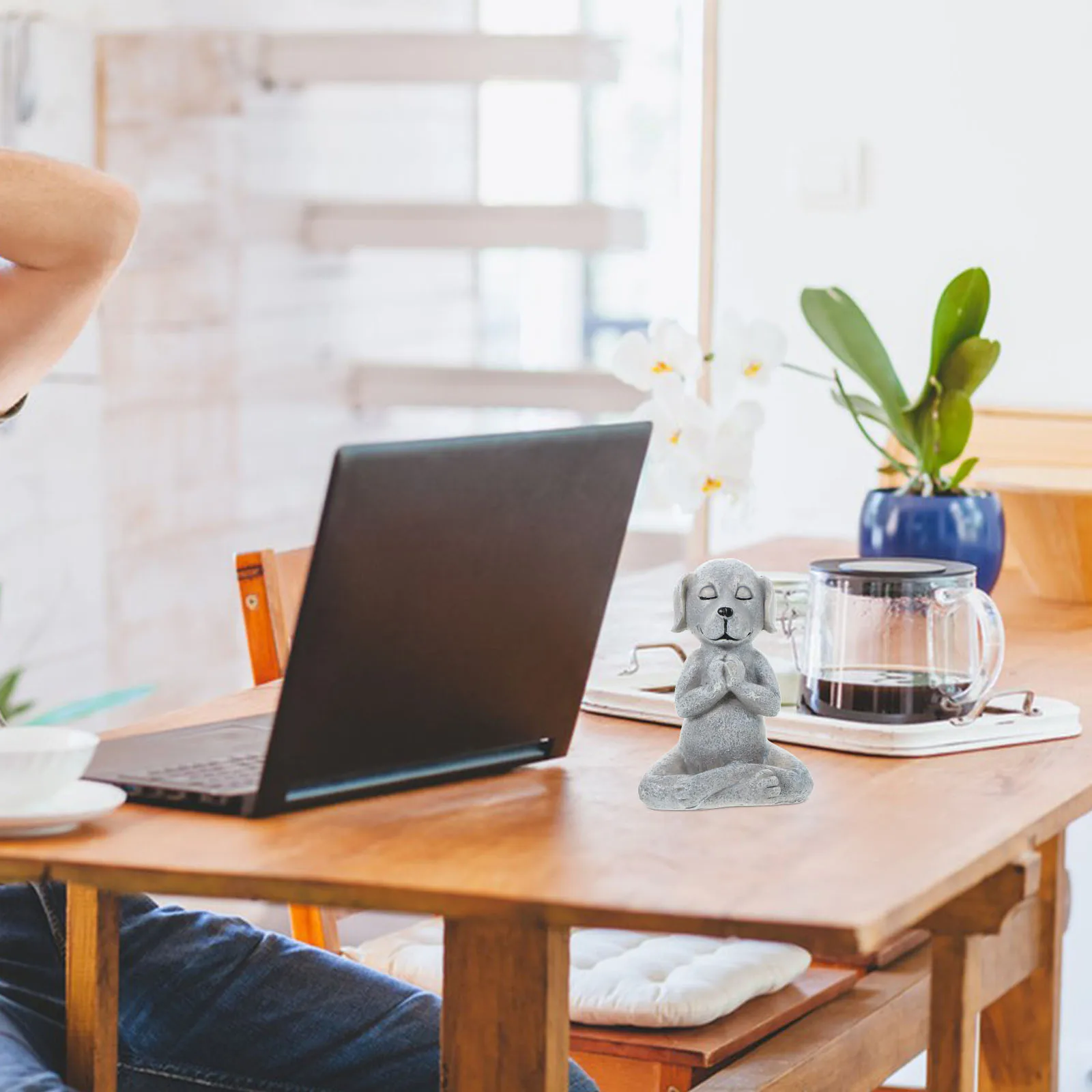 

Dog Statue Garden Ornament For Decor Resin Garden Sculpture Outdoor Yard Decor Lawn Ornament Home Decoration Animal