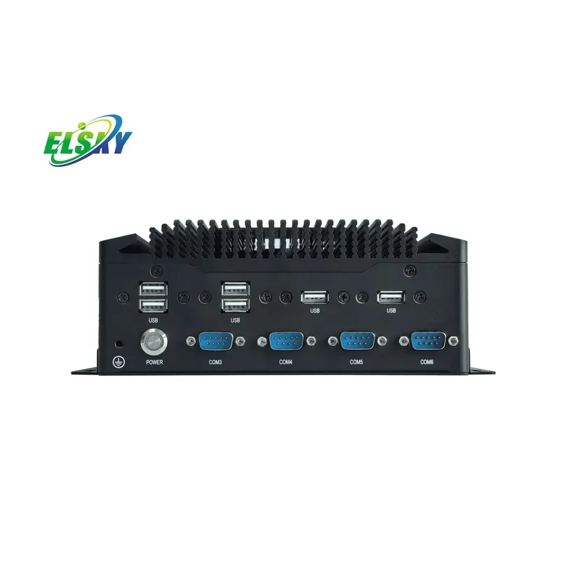 BOLRZO 14th Generation Core Ultra Embedded Industrial Computer IPC6901 SSD 6 COM Port USB3.2 DDR4 64GB M.2 NVMe Dual 4K