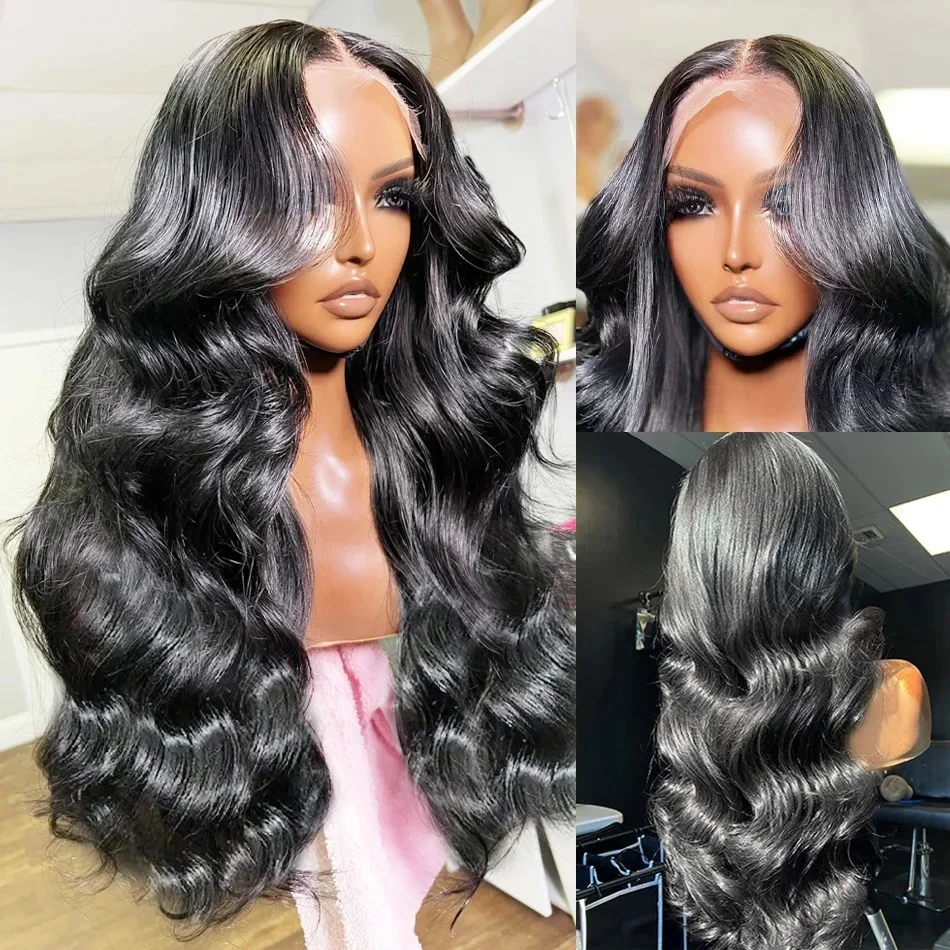 Brazilian Body Wave Lace Front Wig, Linha Fina Natural, Pré Arrancadas Perucas, Cabelo Humano, Remy, Glueless, HD, 13x4, 13x6