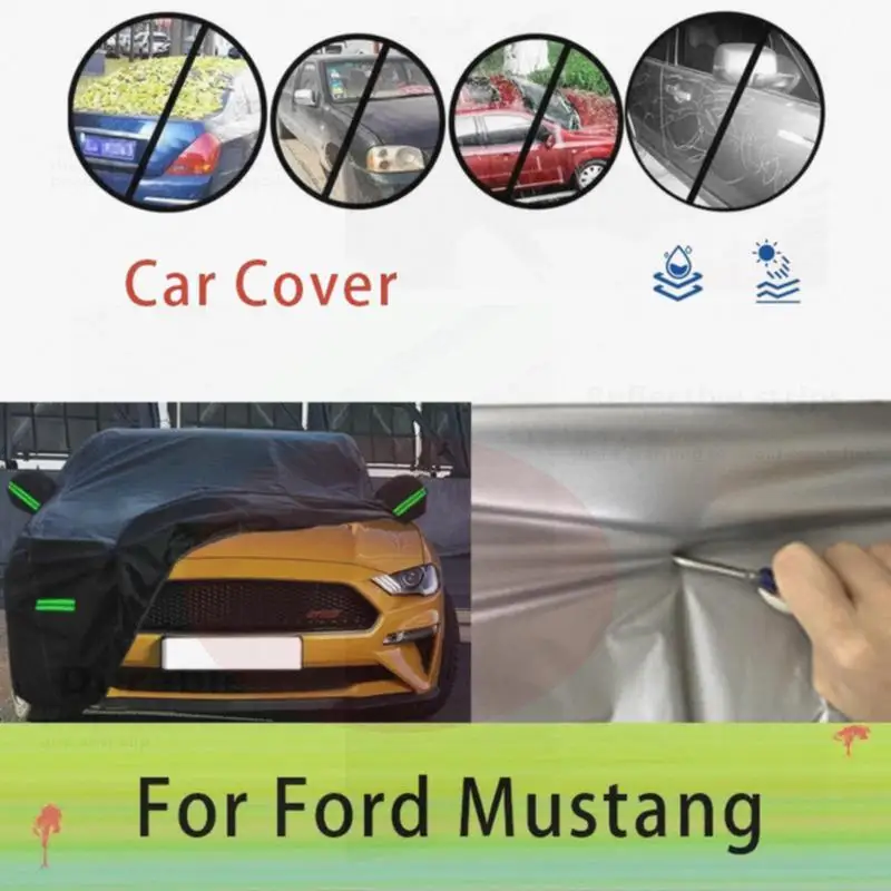 

Outdoor Protection Waterproof for Ford Mustang Snow Sunshade Dustproof Exterior Accessories Car Covers