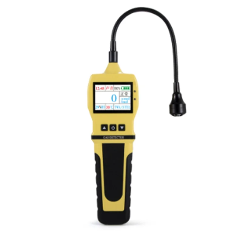 

BH-90 Digital Gas Leak Detector 0-10000Ppm CH4 Natural Coal Combustible Gas Fast Analyzer Sensor(Yellow)