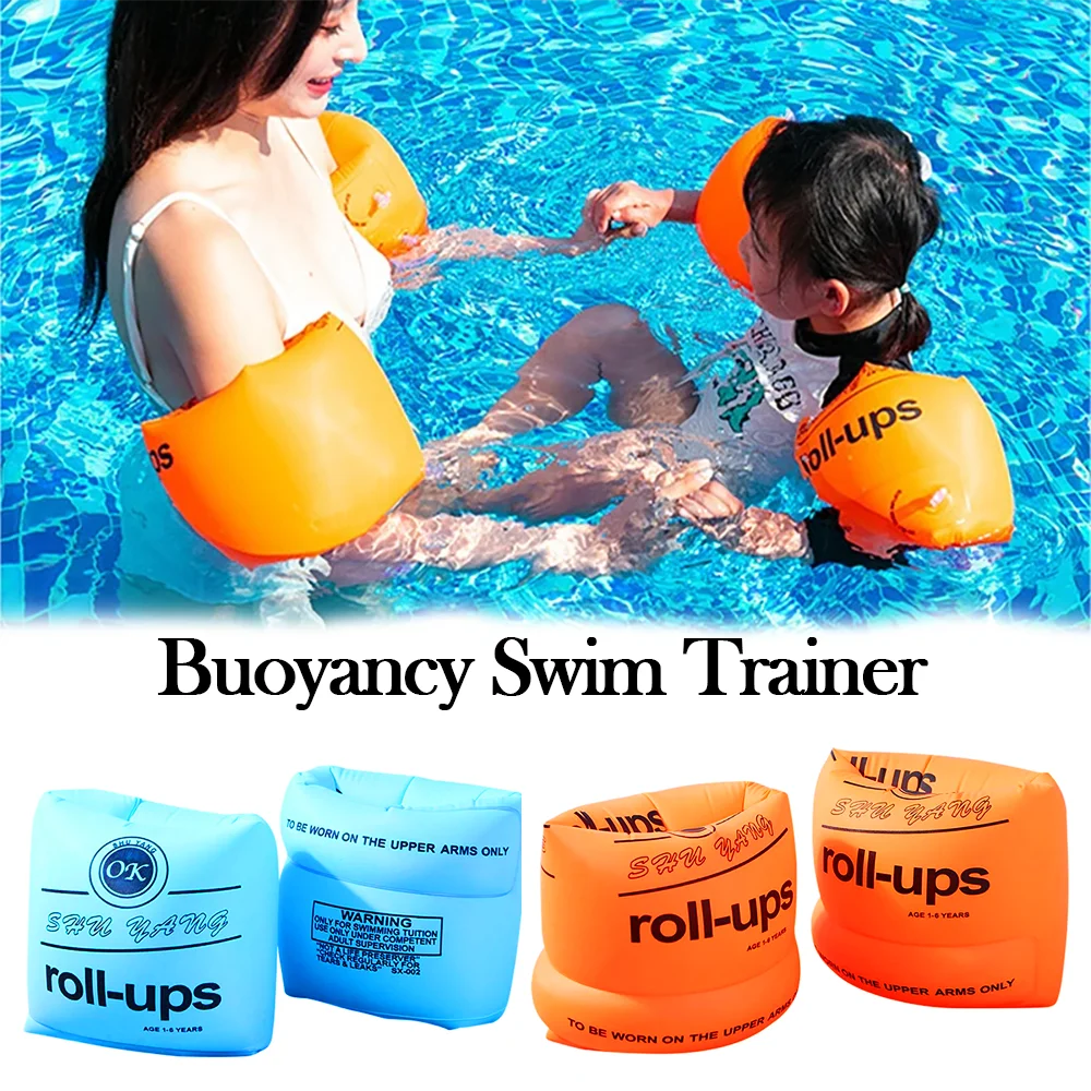 Inflatable Swimming Arm Ring Portable Floating Circle Sleeve Pool Buoy Armband For Swimming Pool Floaters Water Sports Equipment