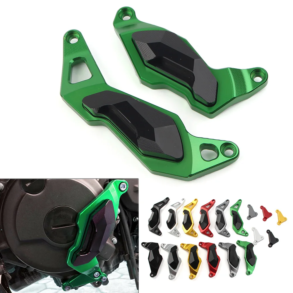 

Чехол двигателя с ЧПУ для мотоцикла, крышка статора, слайдер, защита для KAWASAKI Ninja 400 2018 2019 2020 2021 2022 2023