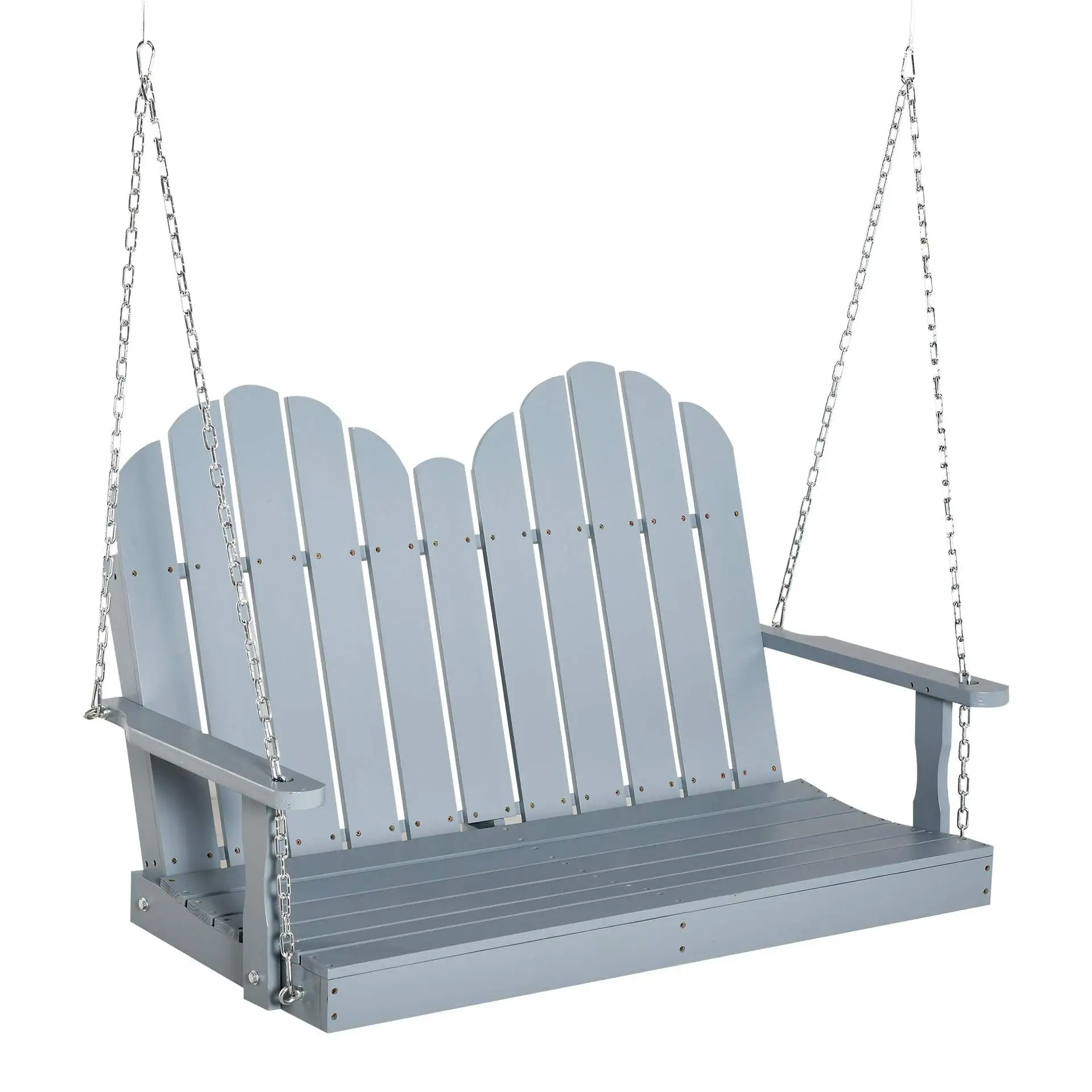 

Wooden swing hanging chair Outdoor courtyard Solid wood Cradle Garden rocking chair Balcony swing