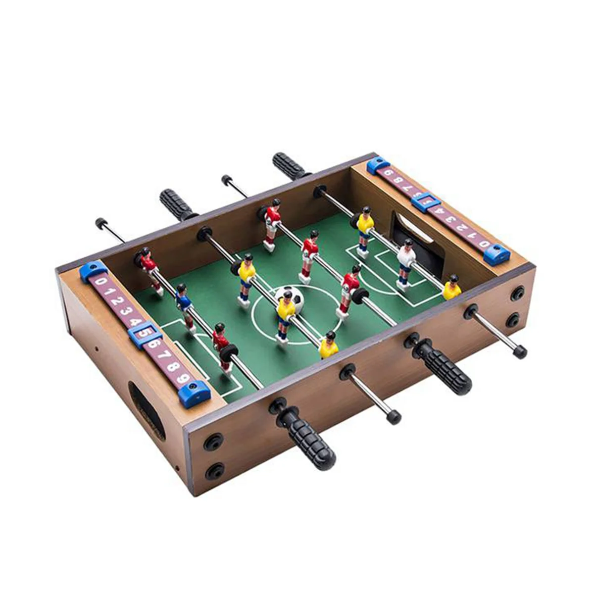 Children's Table Football Table Wooden Tabletop Educational Toys Mini Indoor Table Football Set Camping Essential