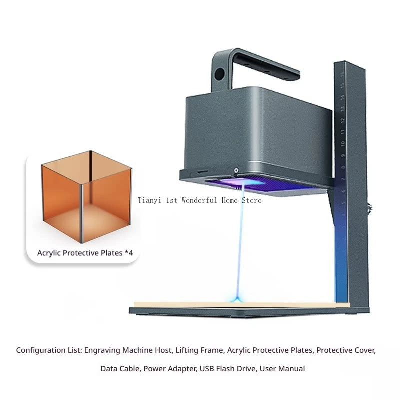 

Многофункциональный настольный лазерный гравер MH50DKJ для офиса и дома, портативный, для металла