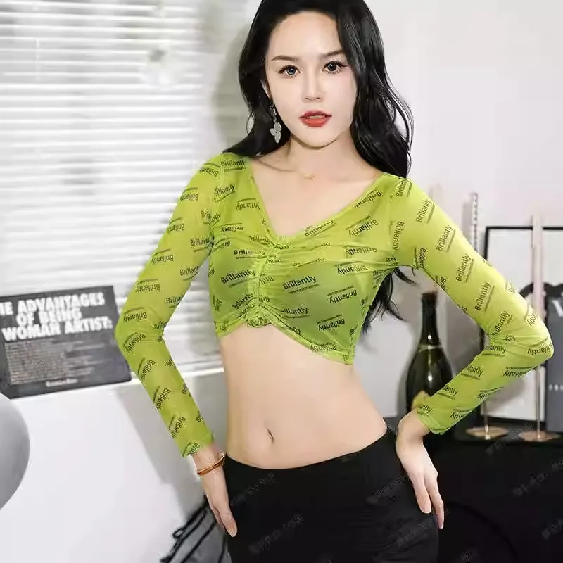 

customized tassel skirt belly Latin jazz dance costum practice top short skirt clothing fantasia feminina indian clothes women