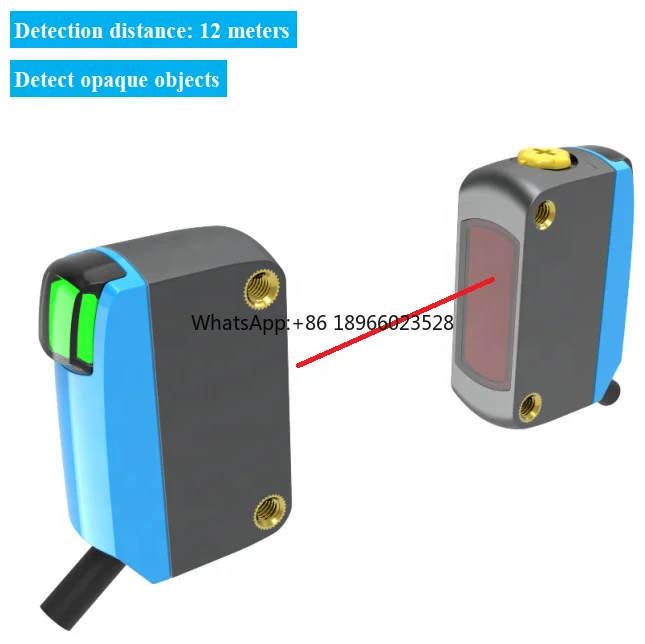 Photoelectric thru beam sensor photoelectric beam sensor infrared detector npn china through beam photoelectric sensor switch