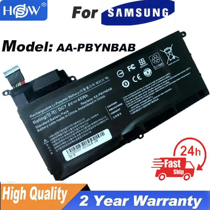 New AA-PBYN8AB Laptop Battery For SAMSUNG NP530U4B NP530U4C NP535U4C NP520U4C New AA-PBYN8AB Laptop Battery For SAMSUNG NP530U4