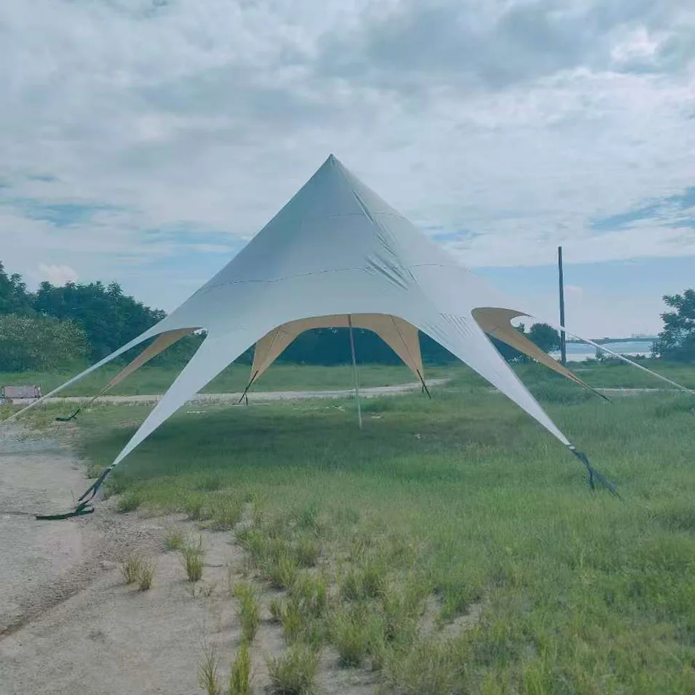 

10*10 Out Door Canopy Sky Shade Tent Canopy Gazebo Pergola UV Resist Star Tent for Camping Star Canopy Tentspromote sales