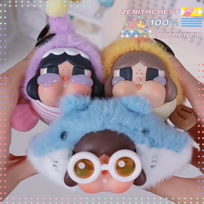 

Authentic POP MART CRYBABY Tears Flow Into The Sea Series Vinyl & Plush Pendant Blind Box Trendy Kawaii Collectible Toy Perfect