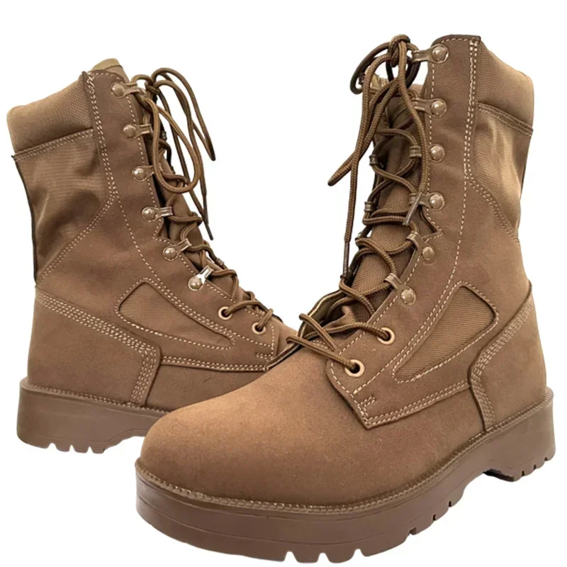 

2026 New Man Tactical Combat Boots Men Outdoor Hiking Desert Boots Breathable Male Ankle Boots Jungle Shoes