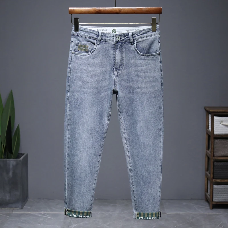 

2026 Hot Summer Jeans for Men, Trendy Korean Style, Slim Fit