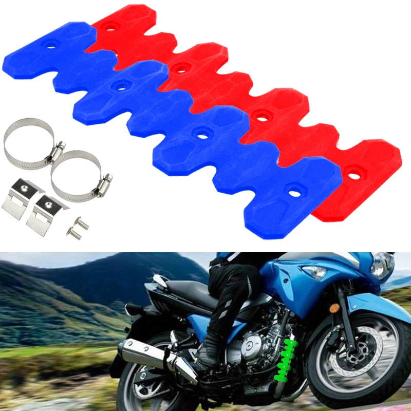 

Exhaust Pipe Heat Shield Motorcycle Refitted Accessories Exhaust Pipe Silicone Protective Cover Hot Resistant Exhaust Pipe Cover