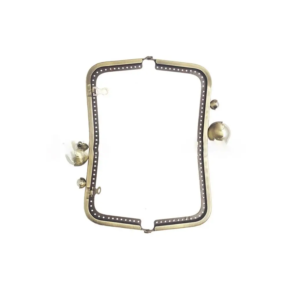 2024 New Purse Frame Kiss Clasp Purse Clasp Frame Bag Kiss Clasp Lock Pearl Metal Bag Frame Buckle Handle Bag Accessories