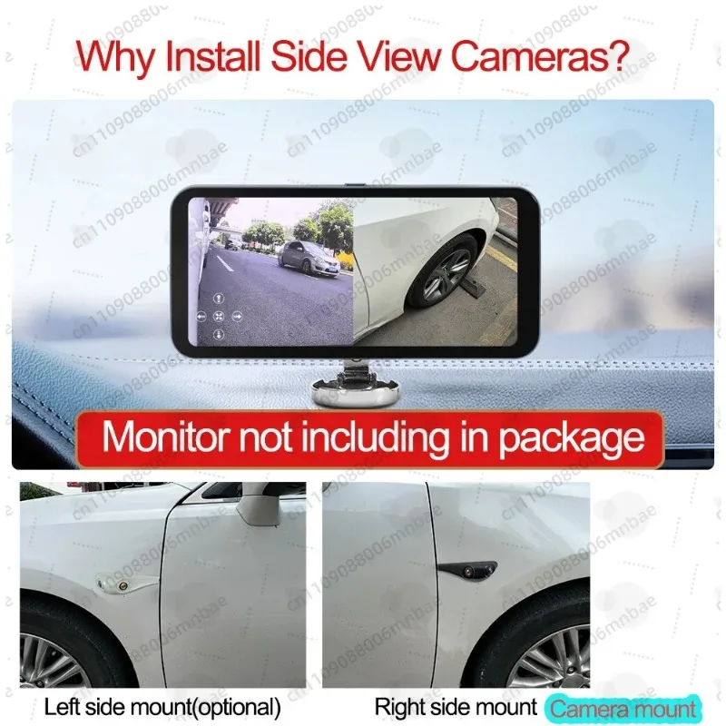binocular blind spot front and rear integrated camera, left and right side view blind spot CMS electronic rearview mirror camera