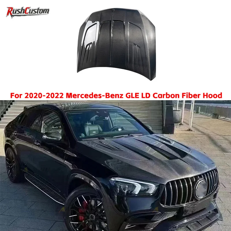 

Fit for 2020-2022 Mercedes-Benz GLE LD Premium Carbon Fiber Front Hood Styling Upgrade Kit