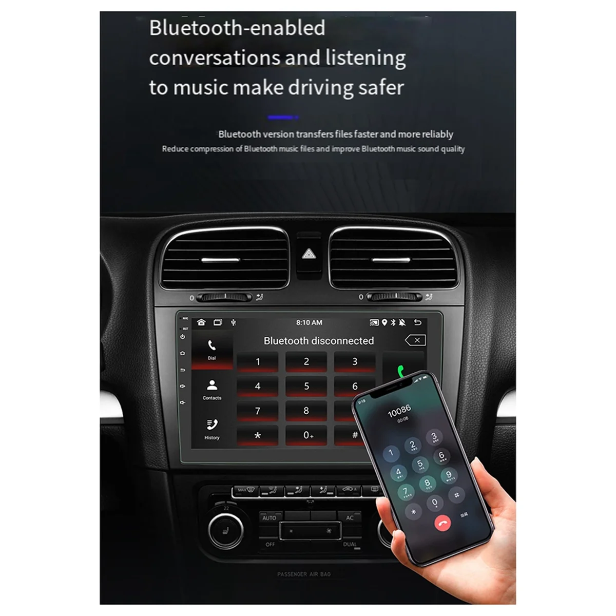 Car Radio 9 Inch Screen High Definition Resolution Android N Super Deal 2008 2+32G