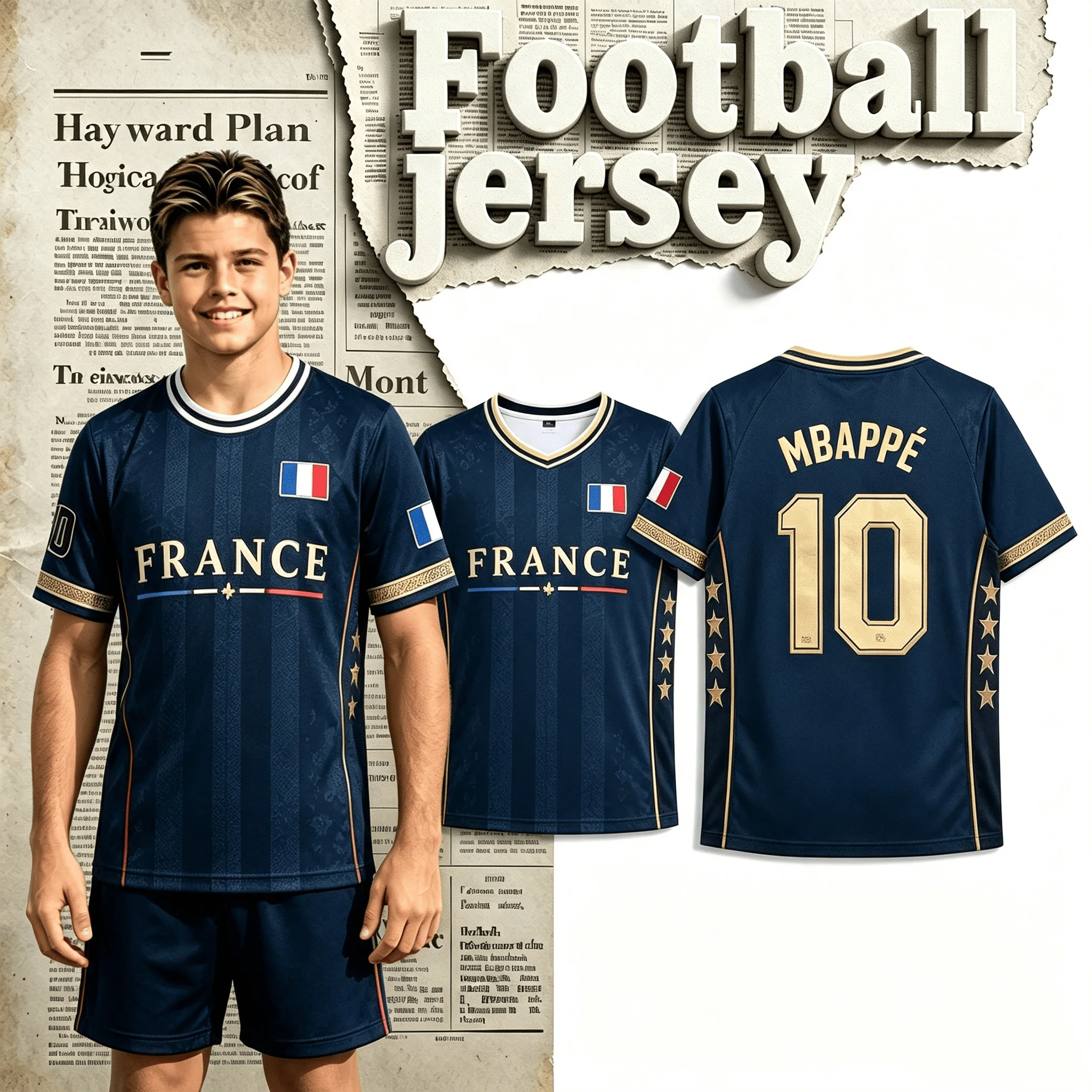 26_27 Special Edition Mbappé Fans Football Jersey 2 Piece Set Women Men Sportwear Summer Breathable Casual Kid Tshirt Shorts Set