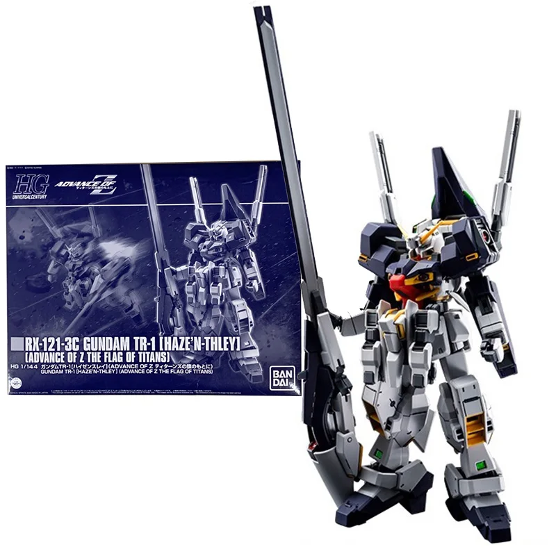 

Bandai Genuine Gundam Model Kit Anime Figure HG RX-121-3C TR-1 Haze'N Collection Gunpla Anime Action Figure Toys for Children