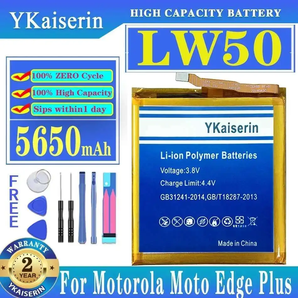 

Long-Lasting Performance Safe LW50 For Motorola Moto Edge Plus Mobile Phone Battery 5650mAh