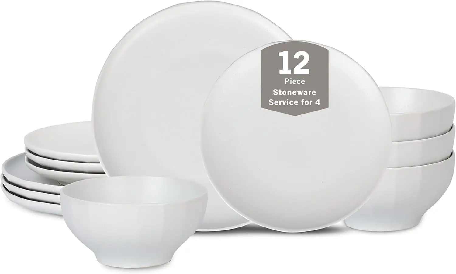 

Rio 12-Piece Dinnerware Set Stoneware, Beige