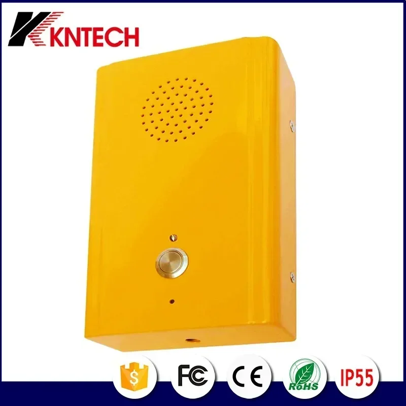 Velocidad Dial teléfono banco intercomunicador Knzd-13 caja de llamadas telefónicas Big Sip intercomunicador de emergencia teléfono de puerta IP intercomunicador de un botón