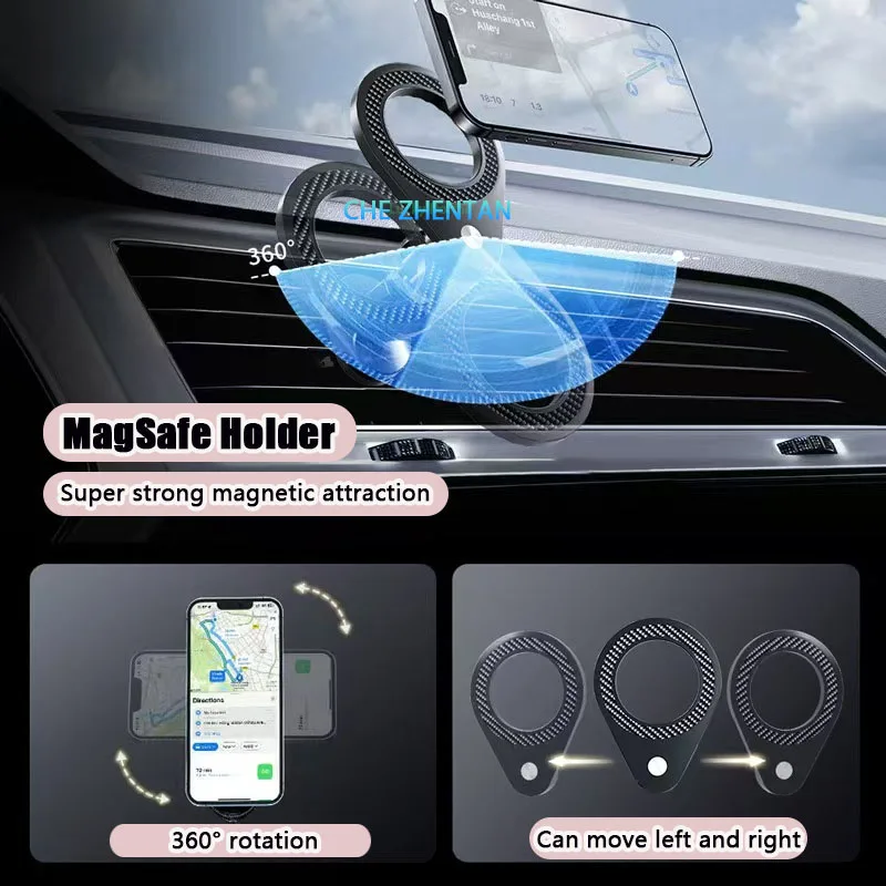 Picture 6: Car Mobile Cell Stand for Subaru Forester SK 2019~2022 2023 2024 Car Mount Air Vent Phone Bracket Gravity Holder Accessories