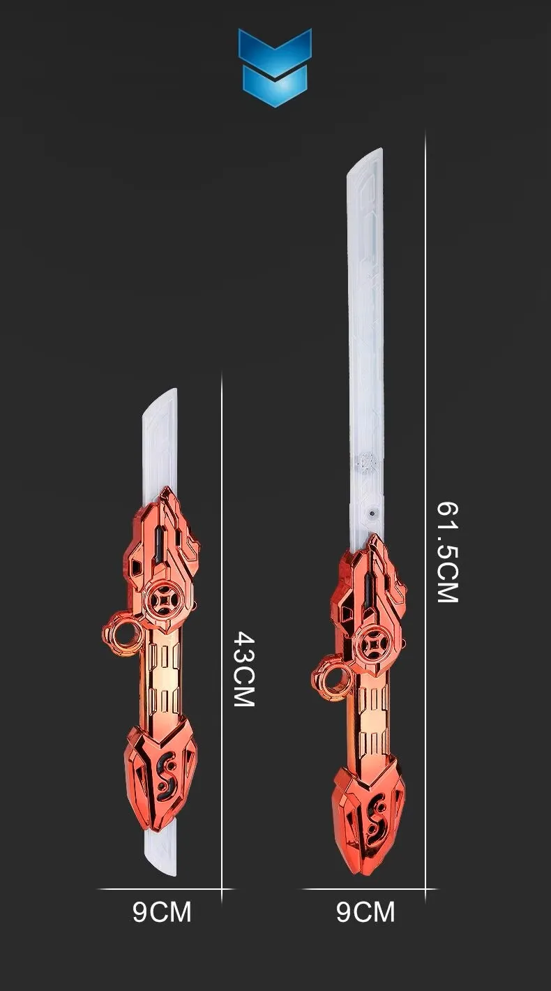 Épée Laser épée lumineuse Extensible deux-en-un jouet bâton Fluorescent Flash coloré