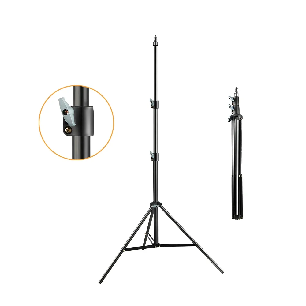 Upgrade 55/170/190cm Light Tripod Stand For Photography Photo Studio Softbox Camermera Umbrella Background Video Lighting Studio