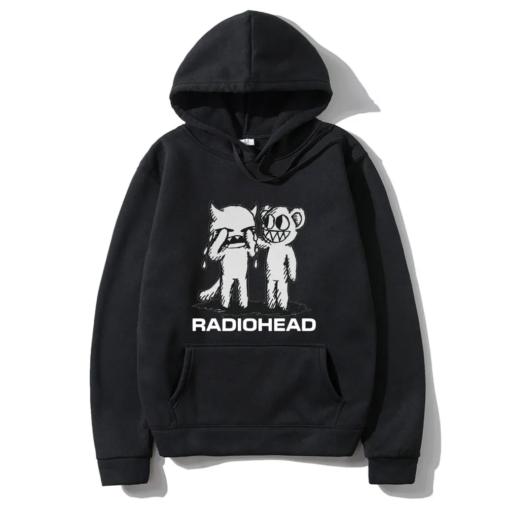 

Radiohead Punk Indie Rock Band Men's Hoodie Women's Fashion Simple Long sleeved Pullover Street Trend Harajuku Large Sweatshirt