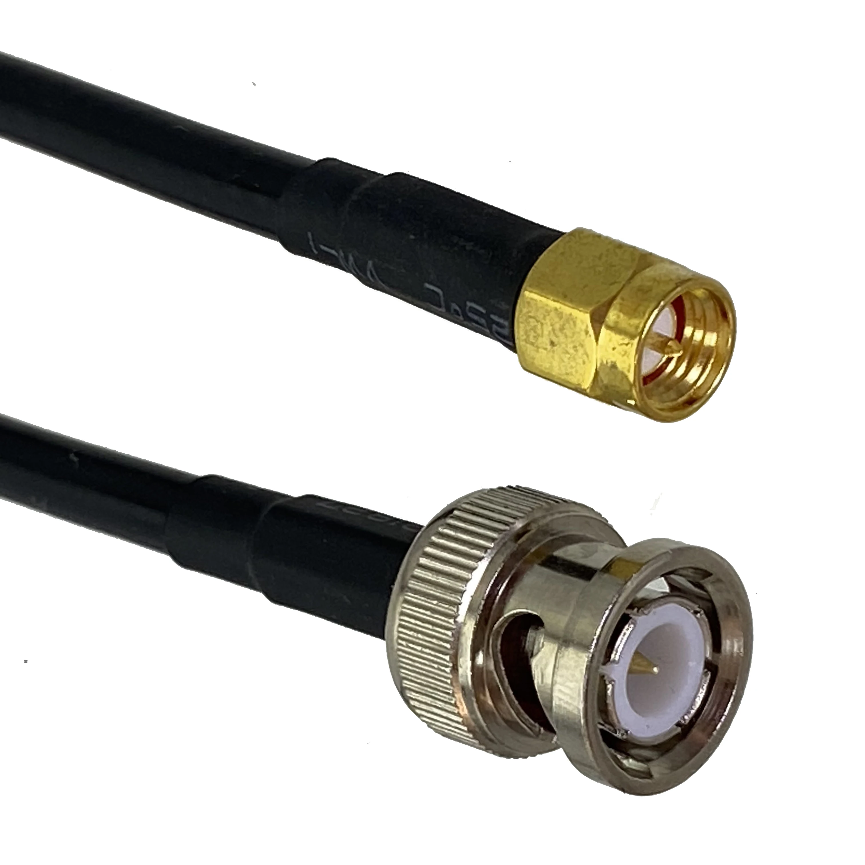 

RG58 Cable BNC Male Plug to SMA Male Plug Connector RF Coaxial Jumper pigtail Straight Wire Terminals 6inch~20M