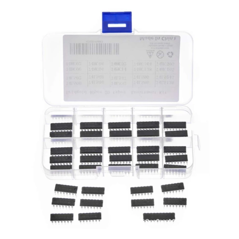 Chips 40Pcs 74HCxx and 74LSxx Series IC Osciallators Timers IC Chip