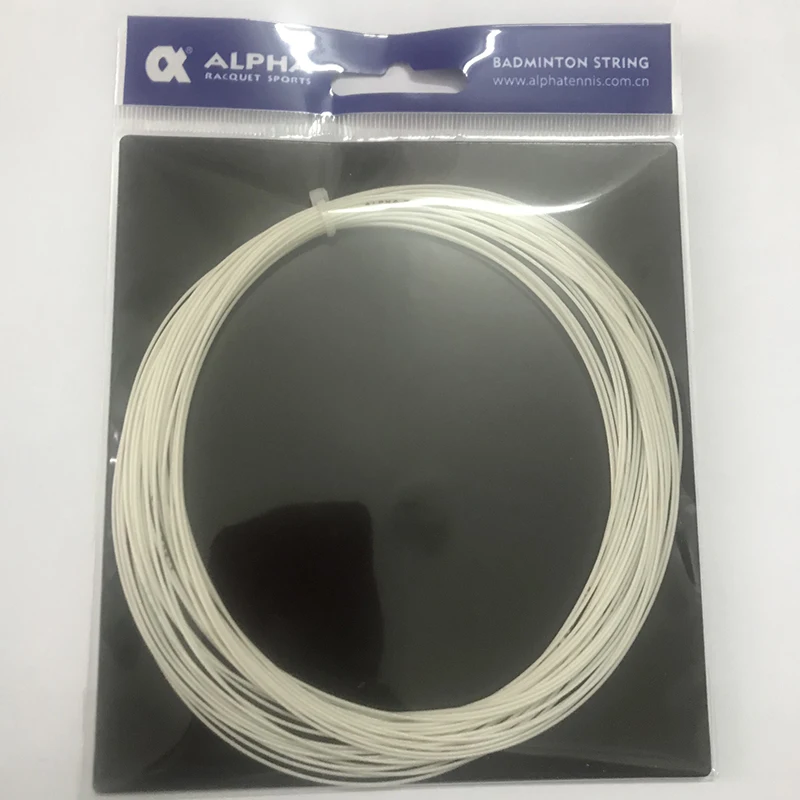 Alpha Badminton Racket String, BS68 Controle Abrangente, 34 Libras, 10m, 1Pc