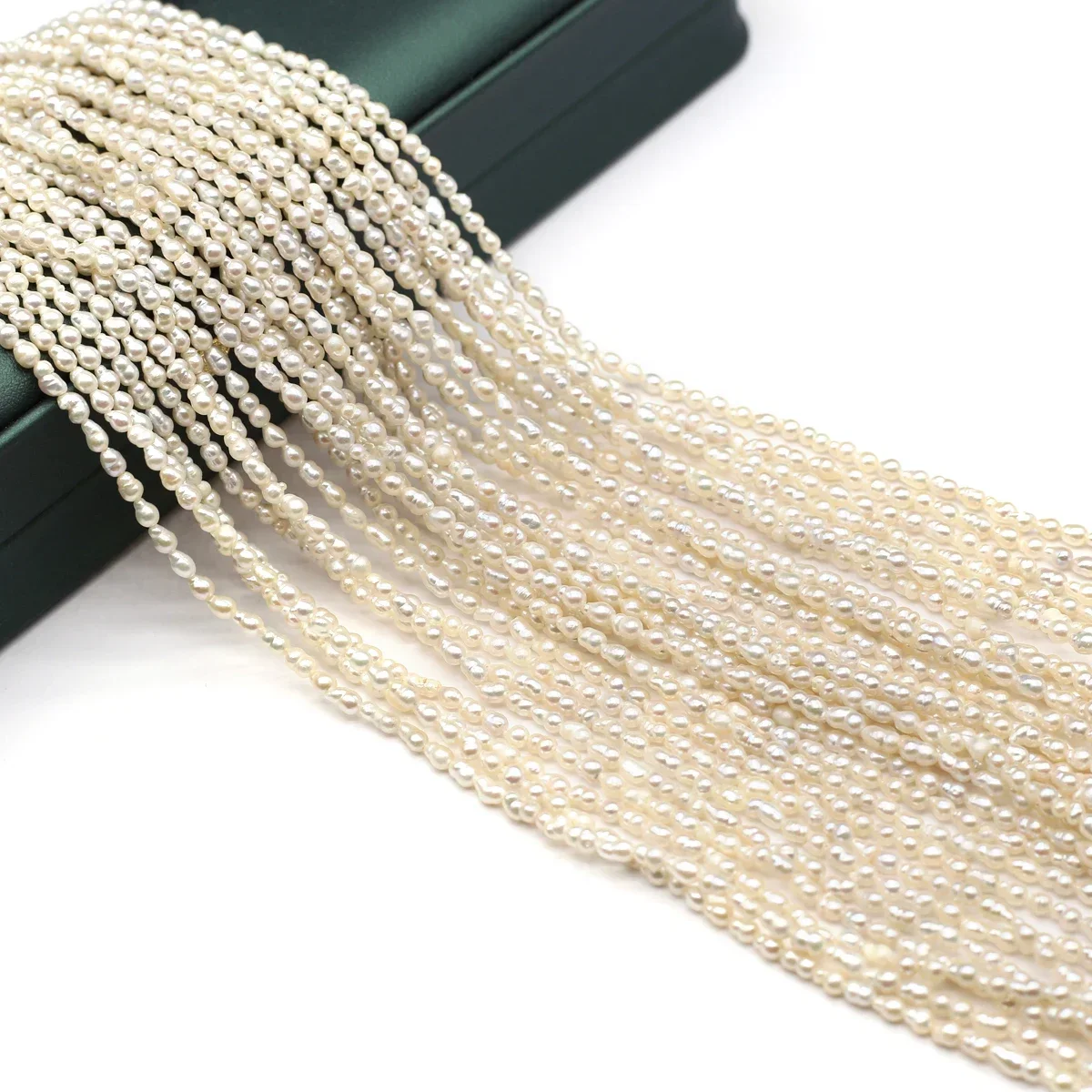 

Natural Freshwater Pearls White Necklace for Women Delicate Birthday Gift Jewelry Making DIY Necklace Bracelet Accessories