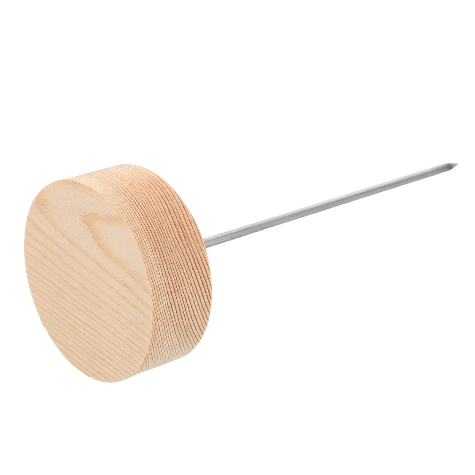 Solid Wood Receipt Holder Spike Desk Ticket Bill Fork Check Spindle Restaurant Order Memo Paper Organizer Efficient Workspace