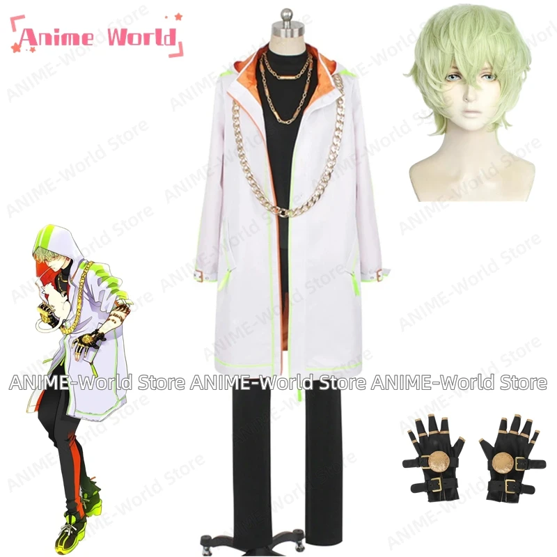 《Custom Size》Paradox Live Hokusai Masaki Cosplay Carnival Costume Halloween Christmas Costume Wig