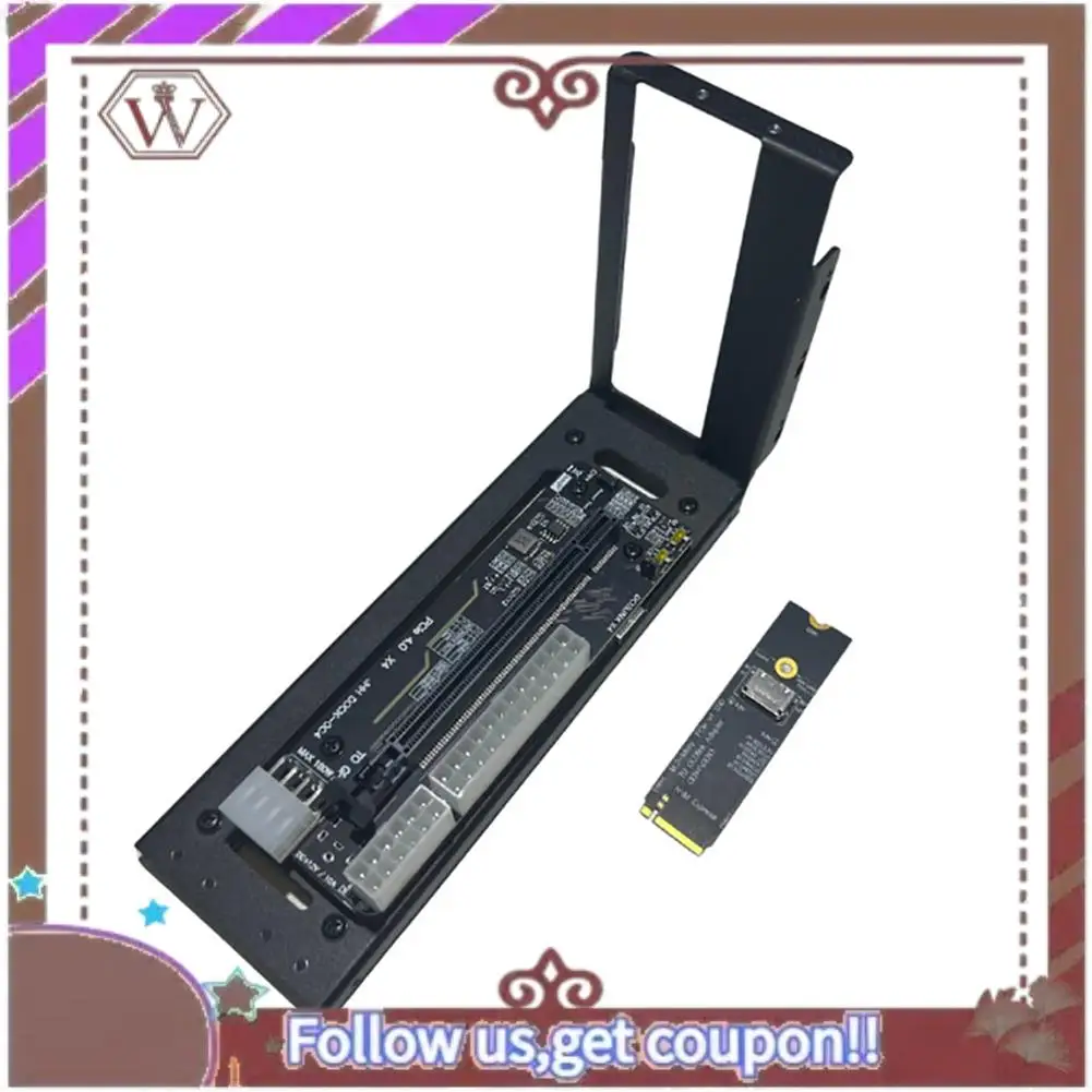 ABBG-For Oculink/M.2 Nvme بطاقة الرسومات الخارجية للكمبيوتر المحمول EGPU حافظة GPU Dock PCIE 4.0X4 Gen4 بطاقة توسيع GDP للكمبيوتر المحمول