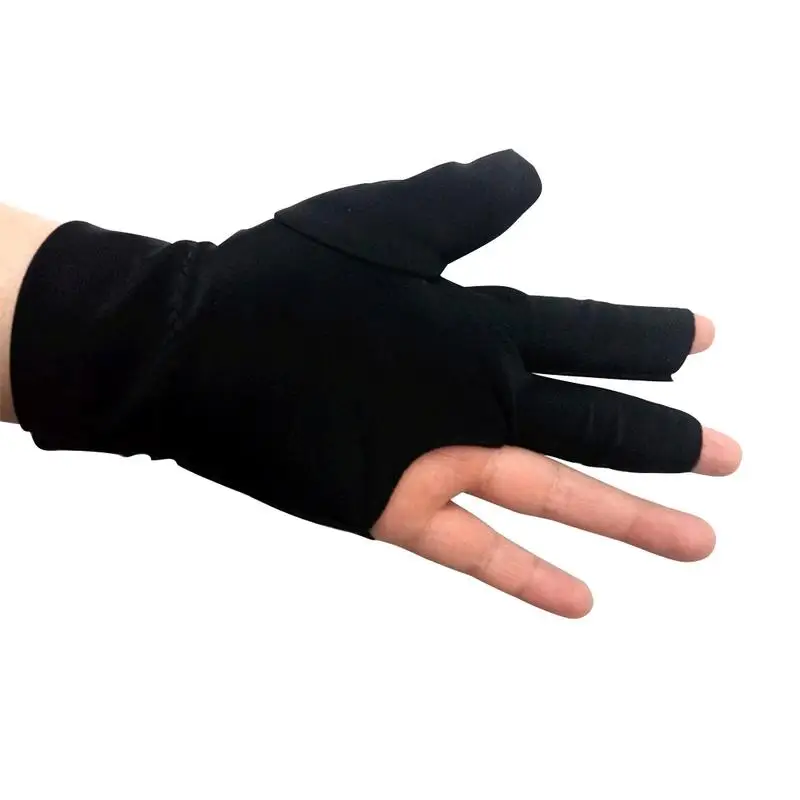 Elastic billiard snooker half-three- finger IBS Adam Buffalo gloves mitring special gloves high-elastic