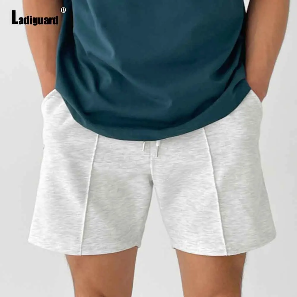 

Sexy Deep Pocket Shorts Men Fashion Drawstring Short Pants Male Sportwear 2025 Stylish simplicity Casual Running Beach Shorts