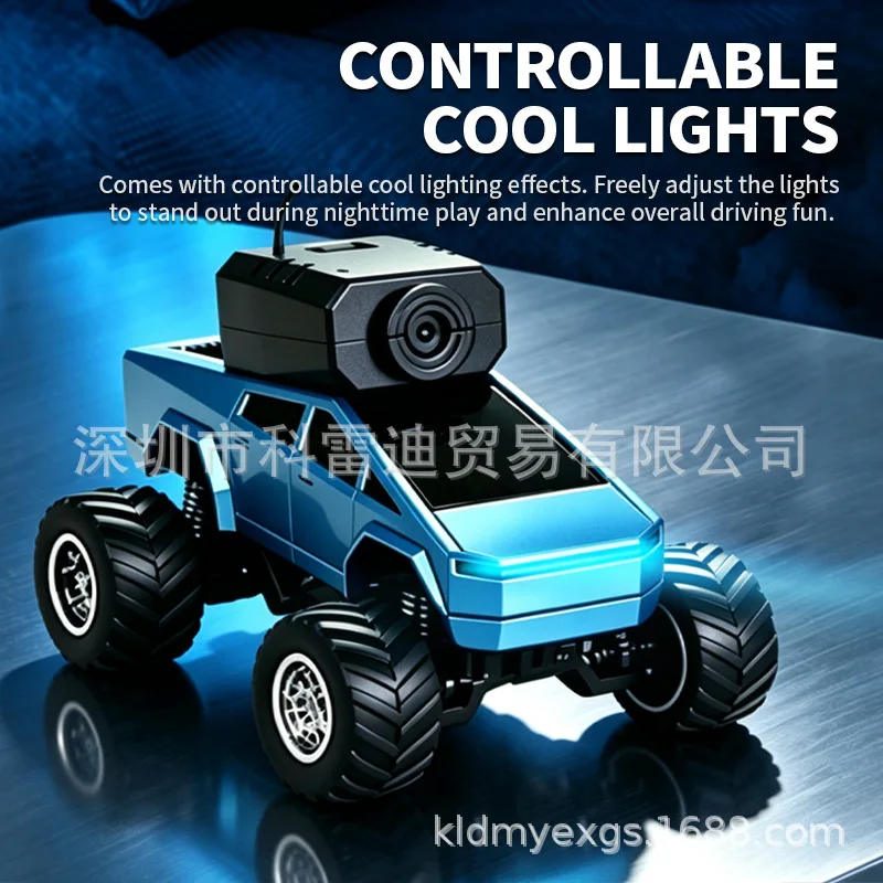 1/64 Scale Remote Control Off Road Car 4WD Climbing Model With Camera APP Control Desktop Racing Vehicle
