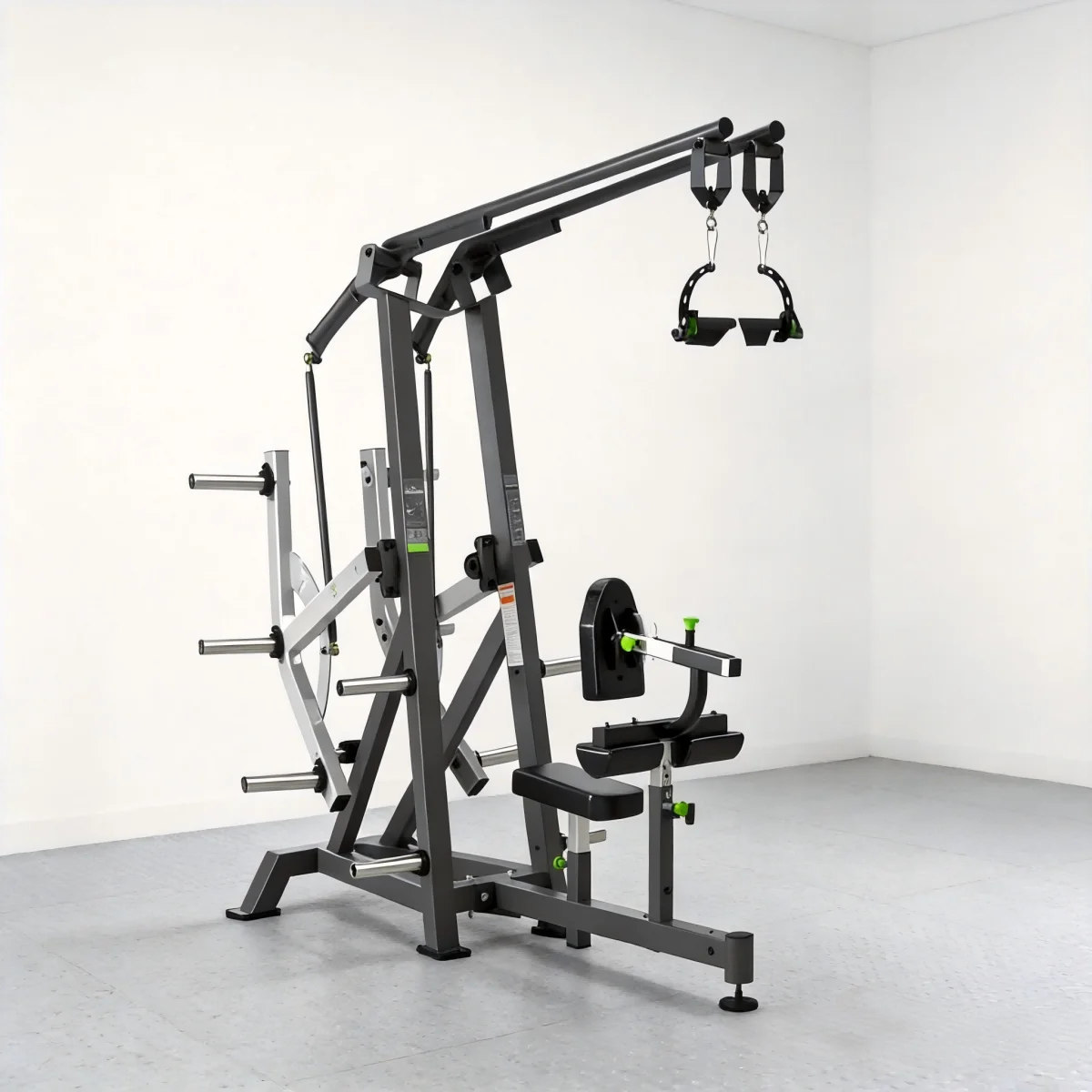 DDP Support Every Gym Needs One Lat Pulldown & Upper Back Machine Commercial Grade Pin-Loaded CE Certified Gym Pulldown Machine