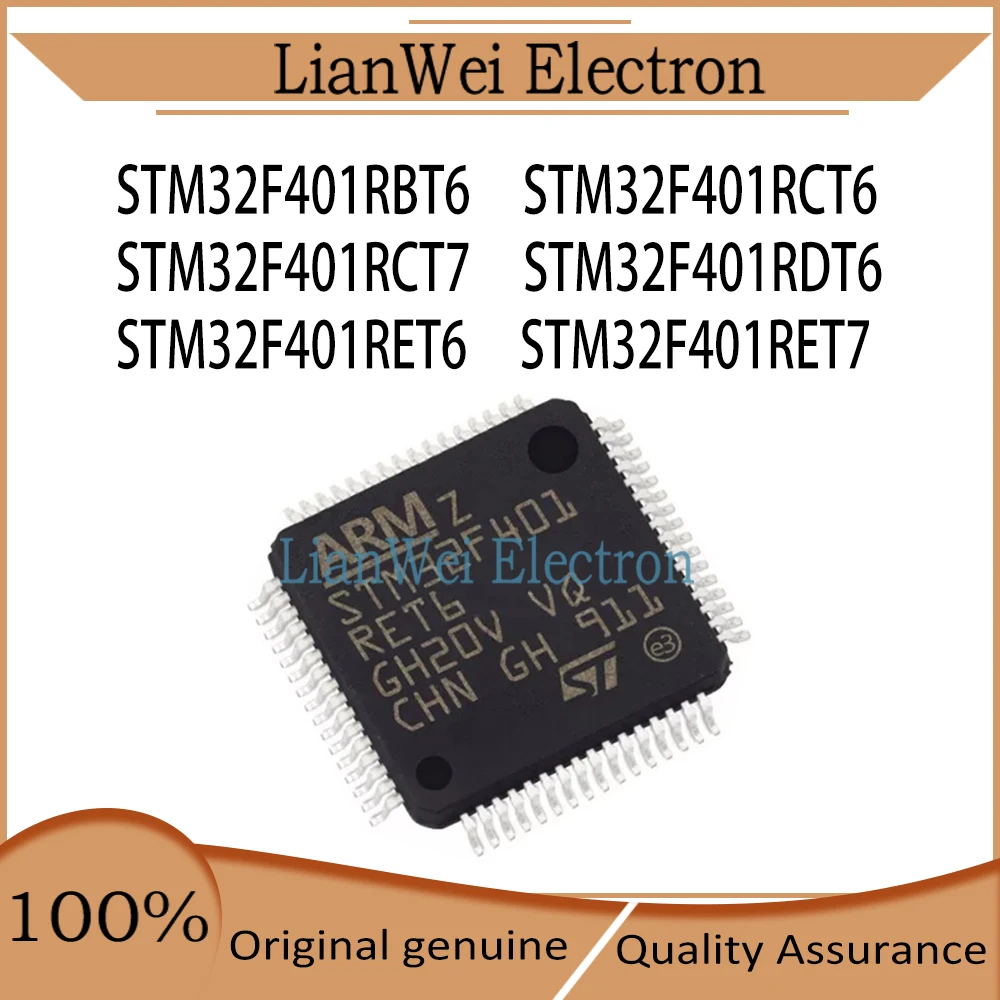 STM32F401RBT6 STM32F401RCT6 STM32F401RCT7 STM32F401RDT6 STM32F401RET6 STM32F401RET7 STM32F401 IC MCU Chipset LQFP-64