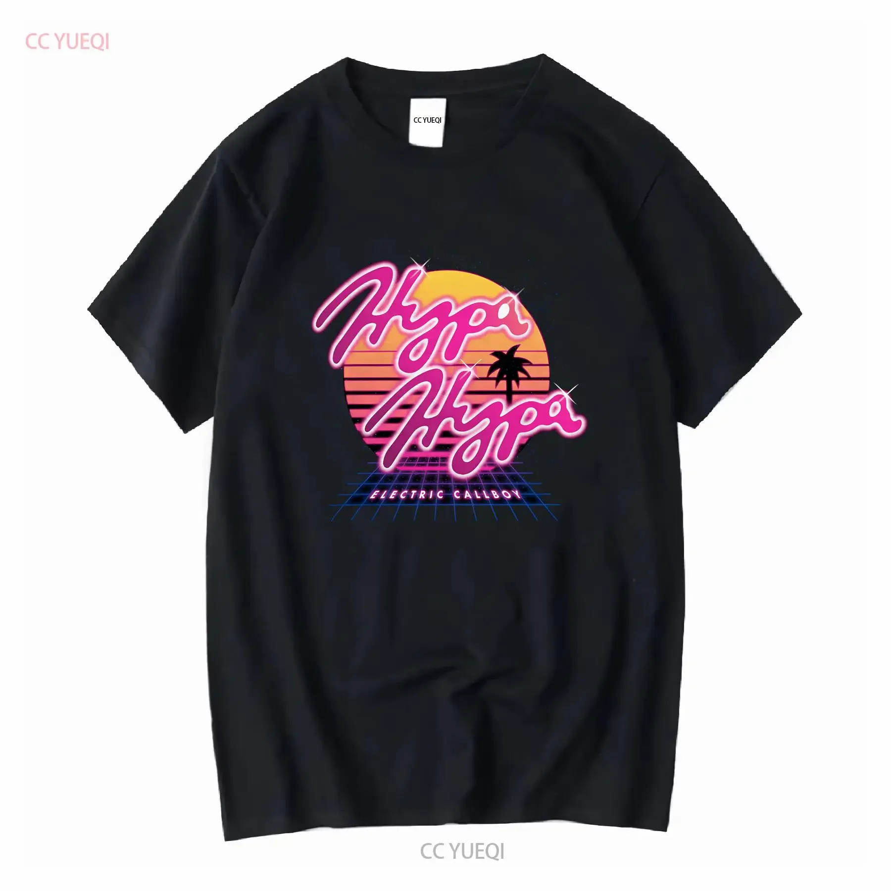 ELECTRIC CALLBOY Hypa T-Shirt Eskimo Vintage Washed Lässiges Mode-Oberteil für den Alltag Leicht maskuliner Stil Atmungsaktiv Vielseitig