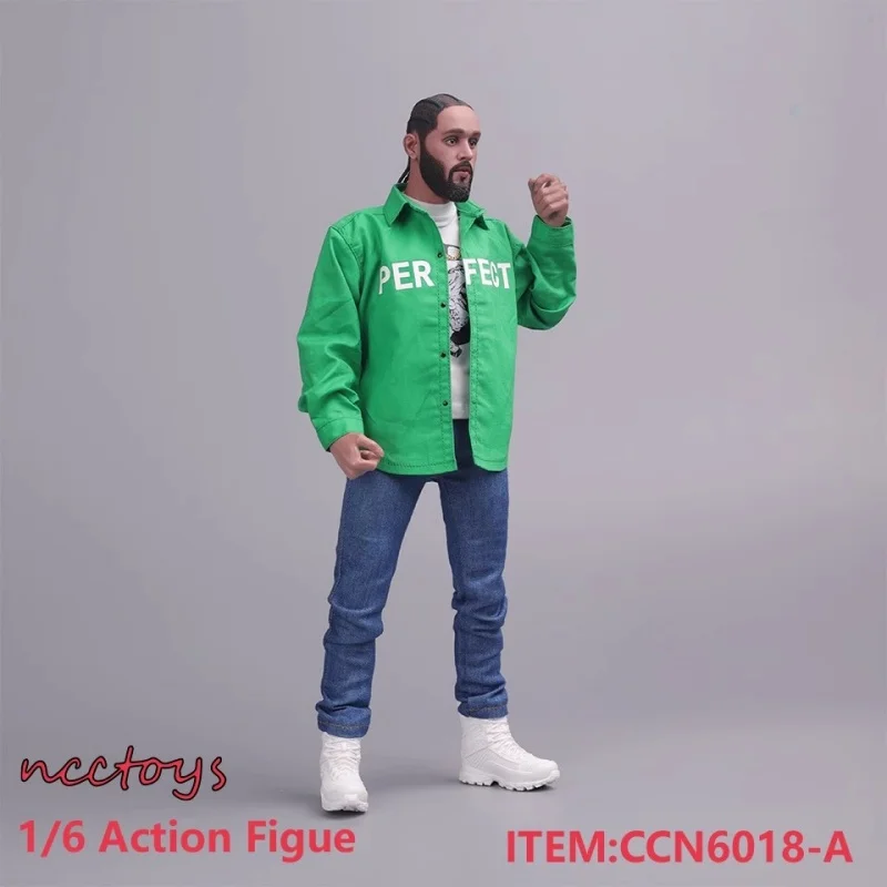 ncctoys ccn6018 1/6 Scale Three Color Optional Fashion Shirt Jacket With Letters Fit 12inch Action Figure Model Toys