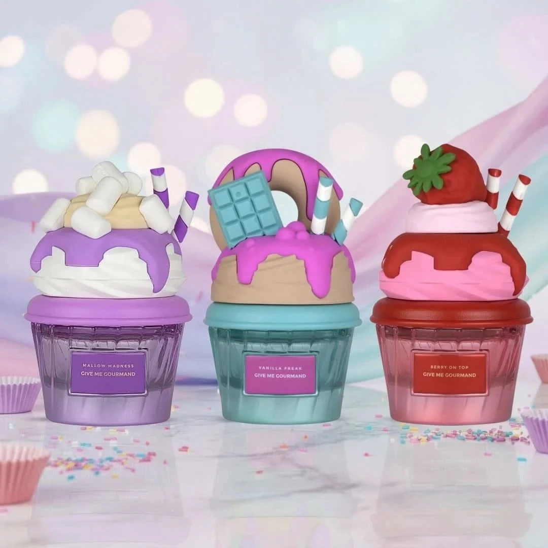 Berry On Top + Mallow Maddnes + Vanilla Freak 3-Piece Women's Perfume Gift Set | Strawberry, Marshmallow, Cupcake Vanilla view 5