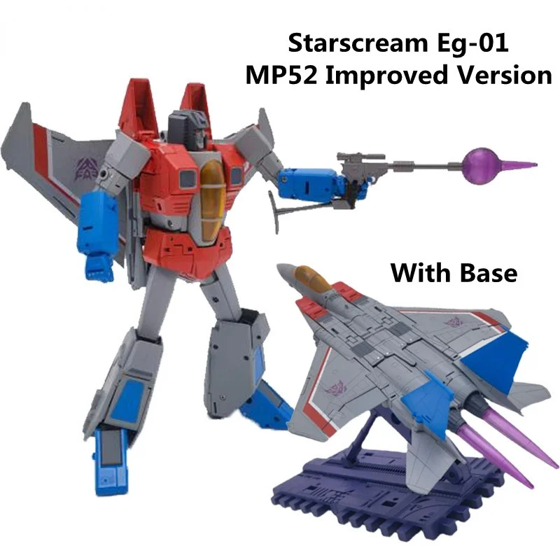 

Transformation Eagle EG-01 Starscream EG-01B Thundercracker EG01N Skywarp MP-52 Upgrade EG01 EG01B MP52 Action Figure With Base